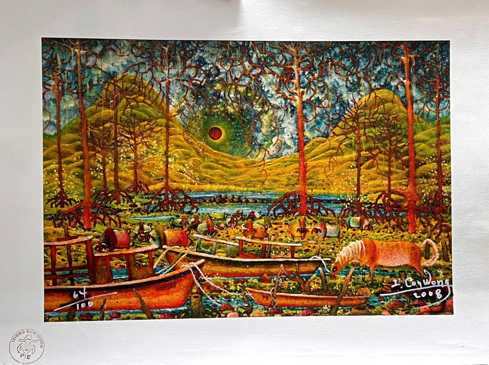 La Noche de la Laguna por Isidro Con Wong