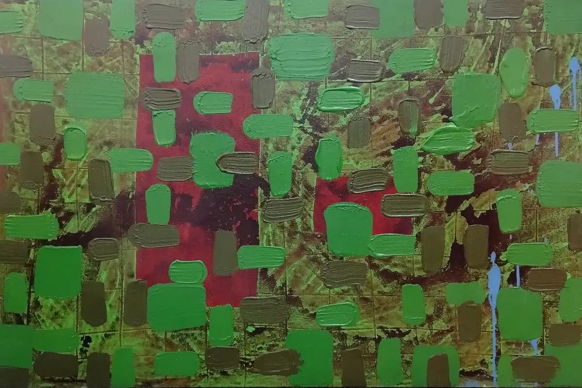 Adstracto Verdes y cafés por Mario Maffioli