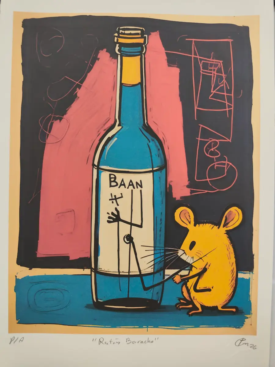 Ratón Borracho por Maikol Picado