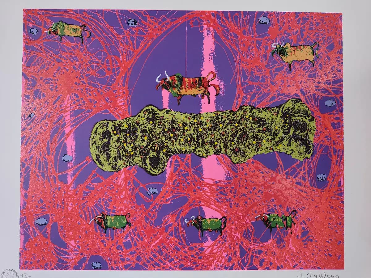 Sobre la tela de Araña por Isidro Con Wong