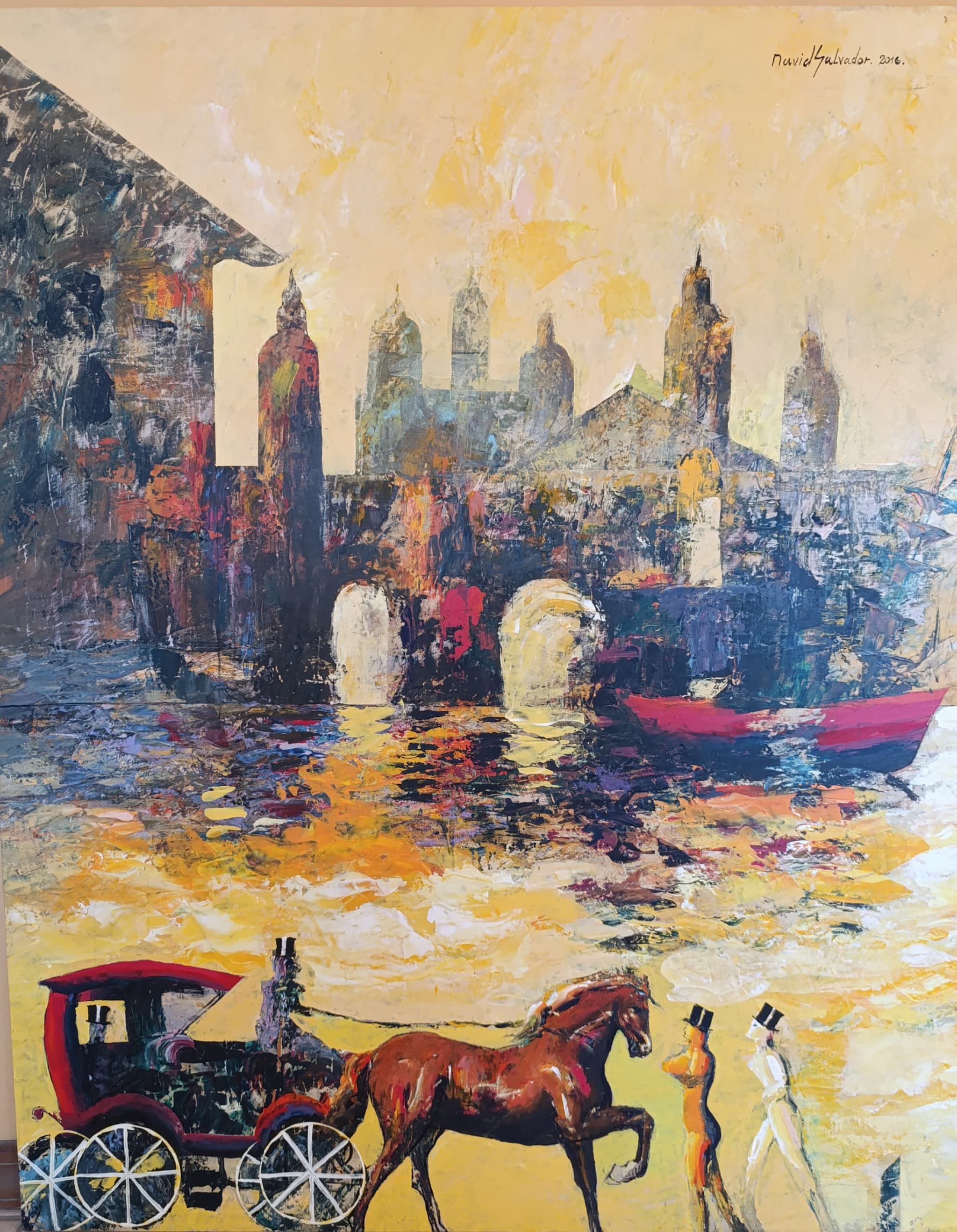 muelle caballo y carruaje por David Salvador