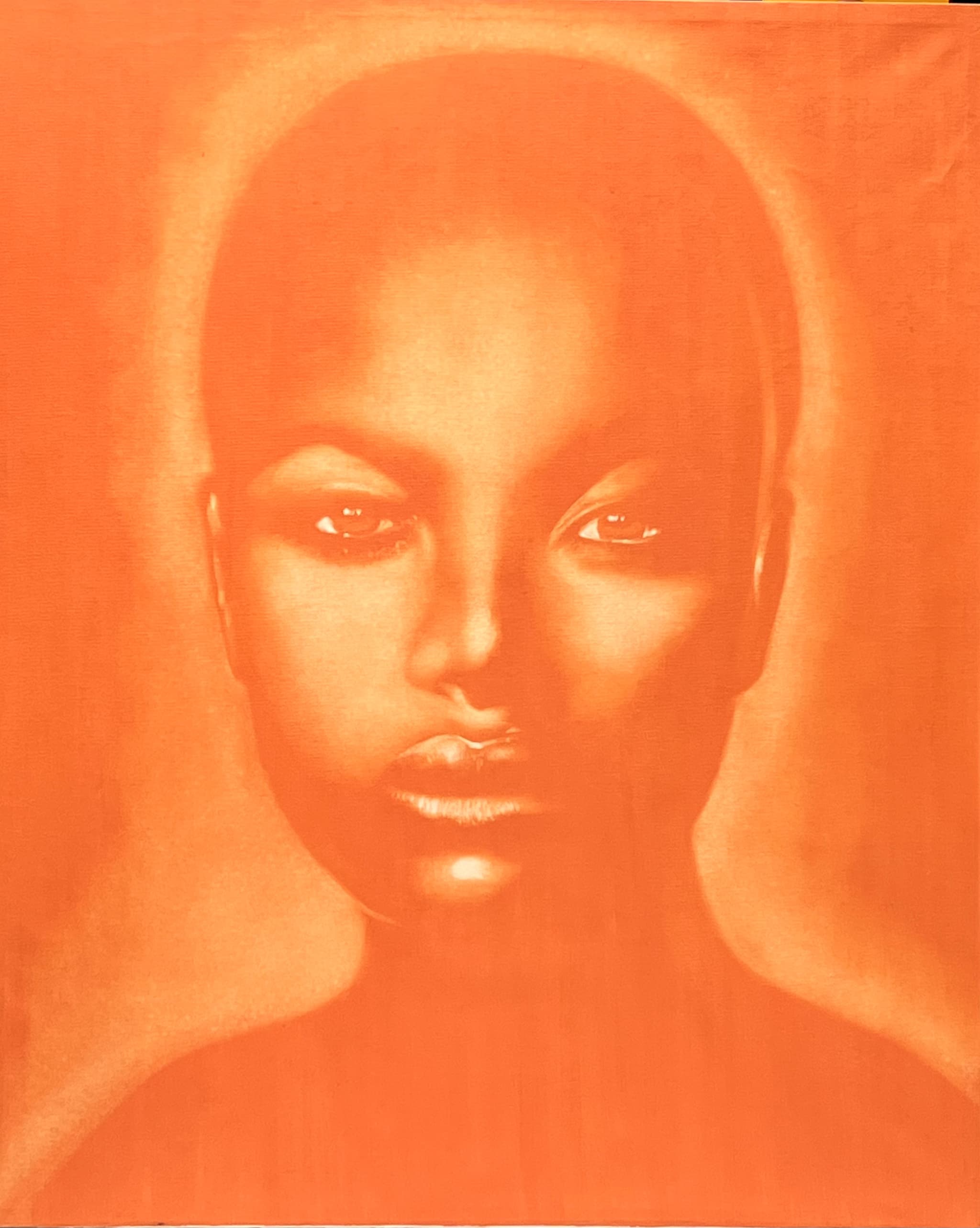 Rostro tonos naranja por Diego Linares