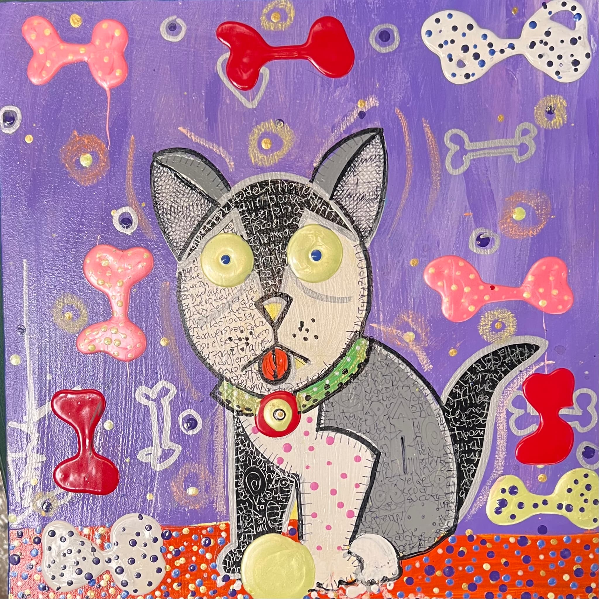 Perrito juguetón por Gustavo Araya