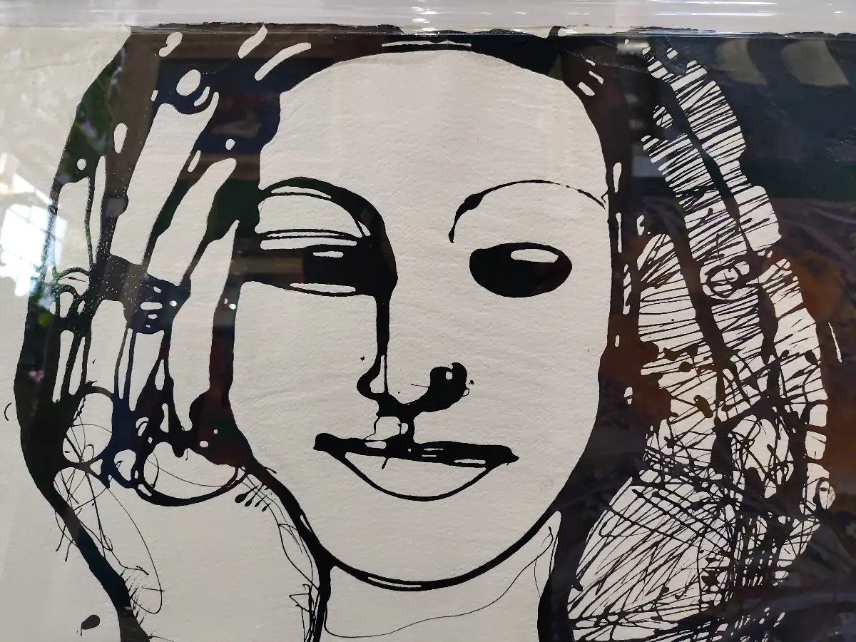 Mujer Mano Y Rostro por Fernando Carballo