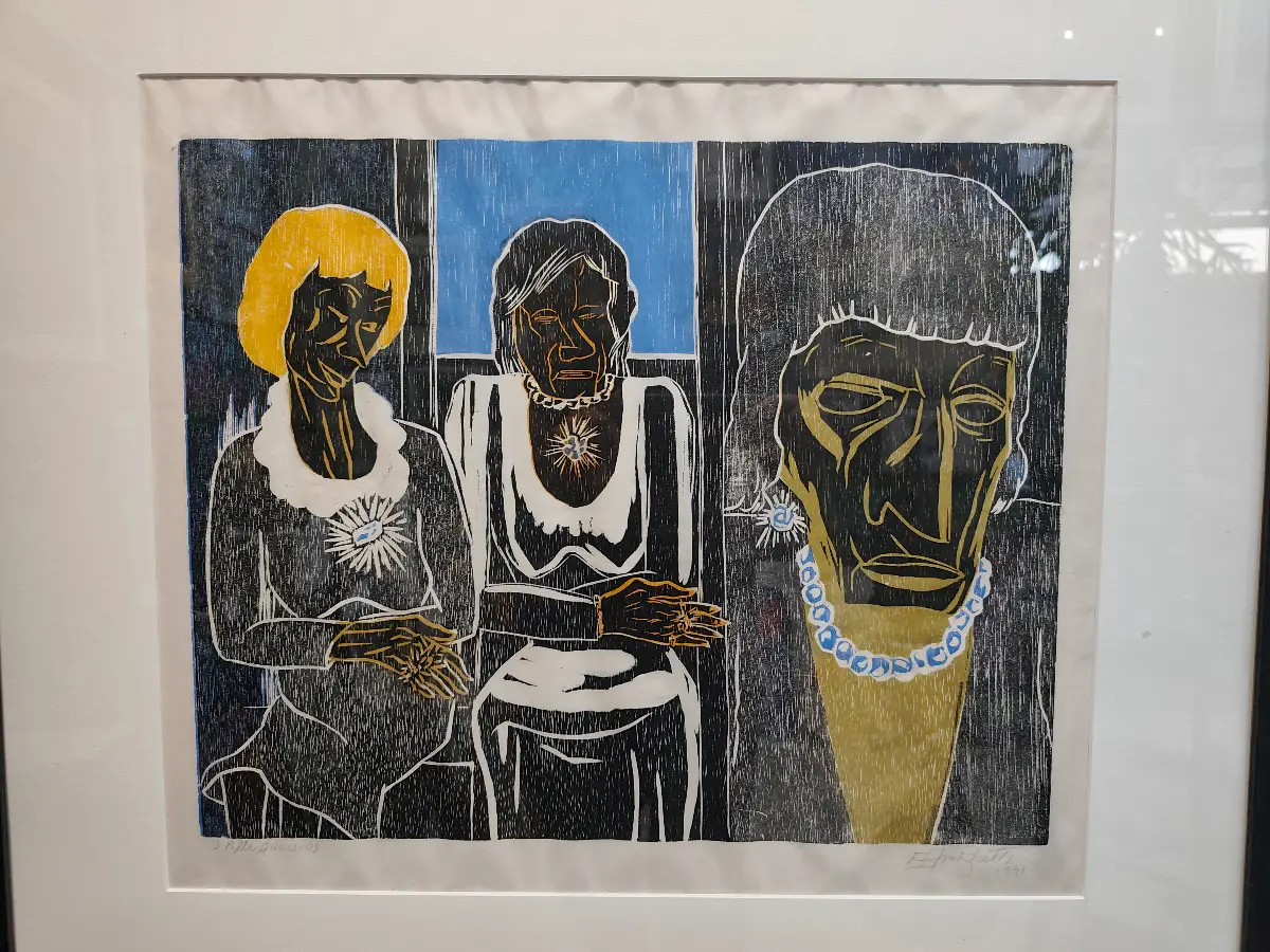 Tres Ancianas por Francisco Amighetti