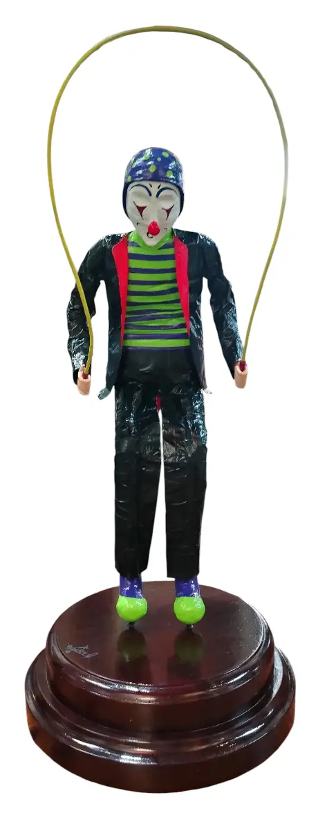 Payaso brincando Suiza (grande) por Víctor Quiros