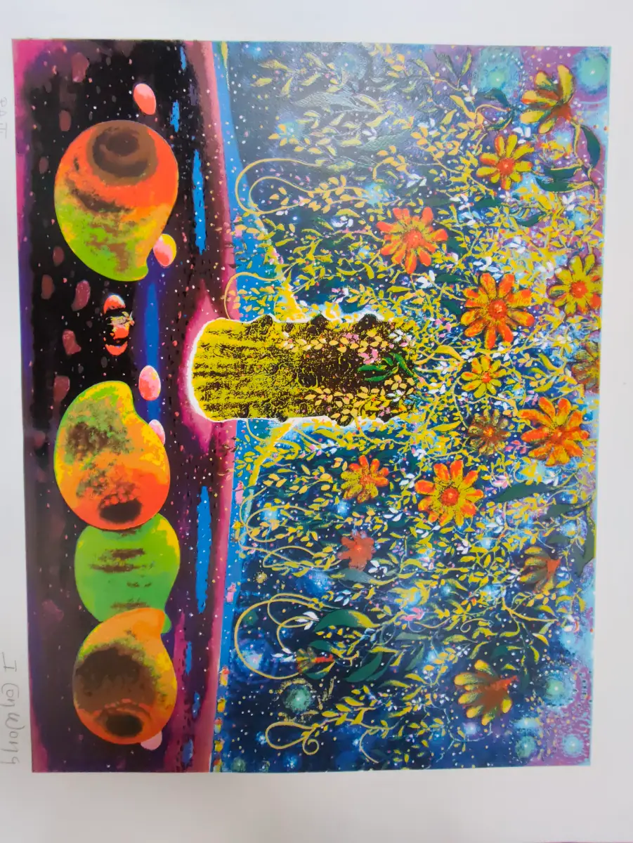 Florero por Isidro con wong