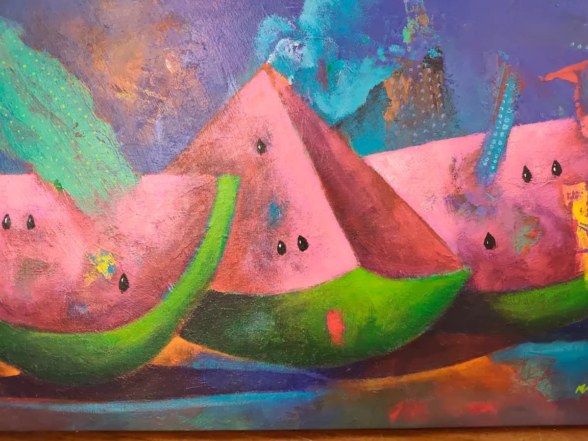 Volcán y cometas por Mario Madrigal