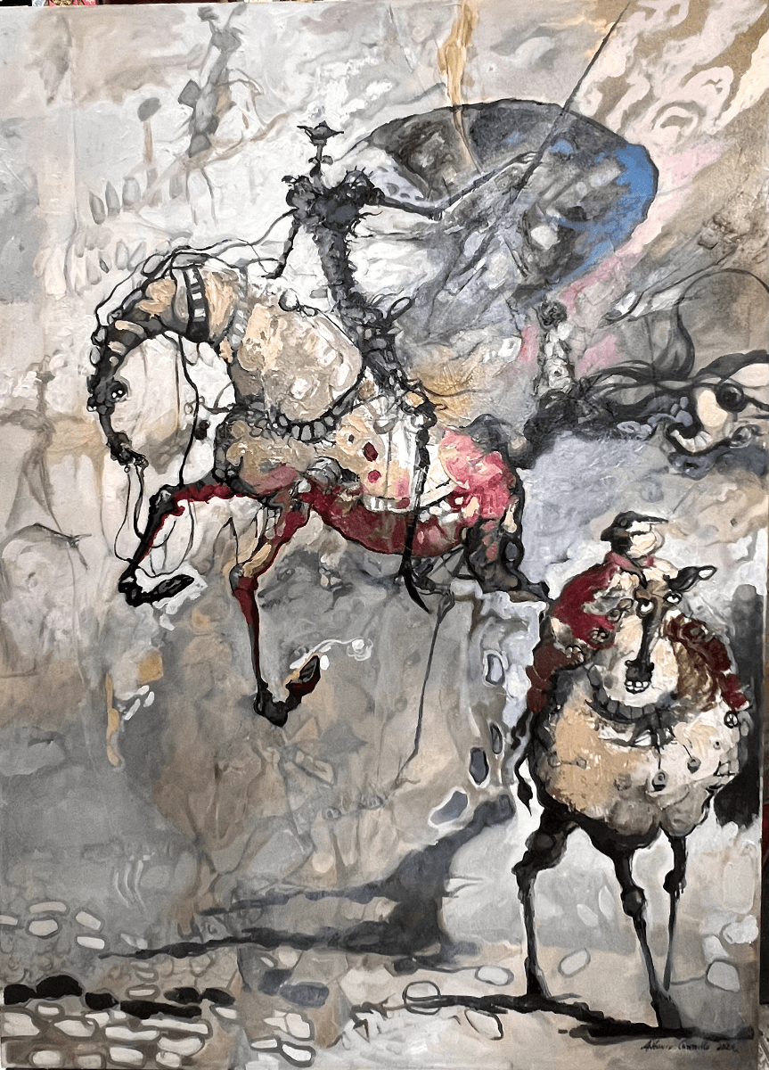 Quijote y Sancho por Antonio Carrillo